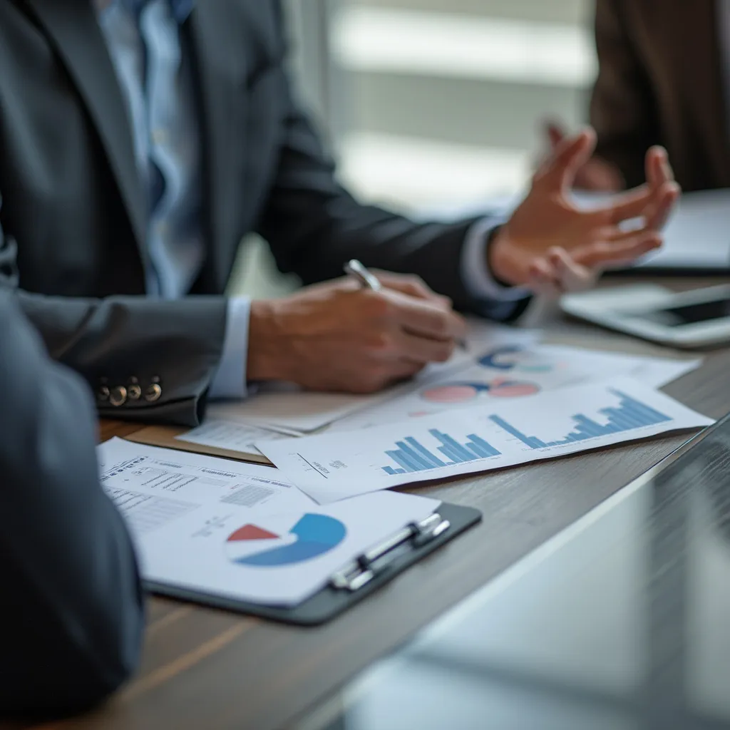 Consultor financiero asesorando a cliente en Argentina